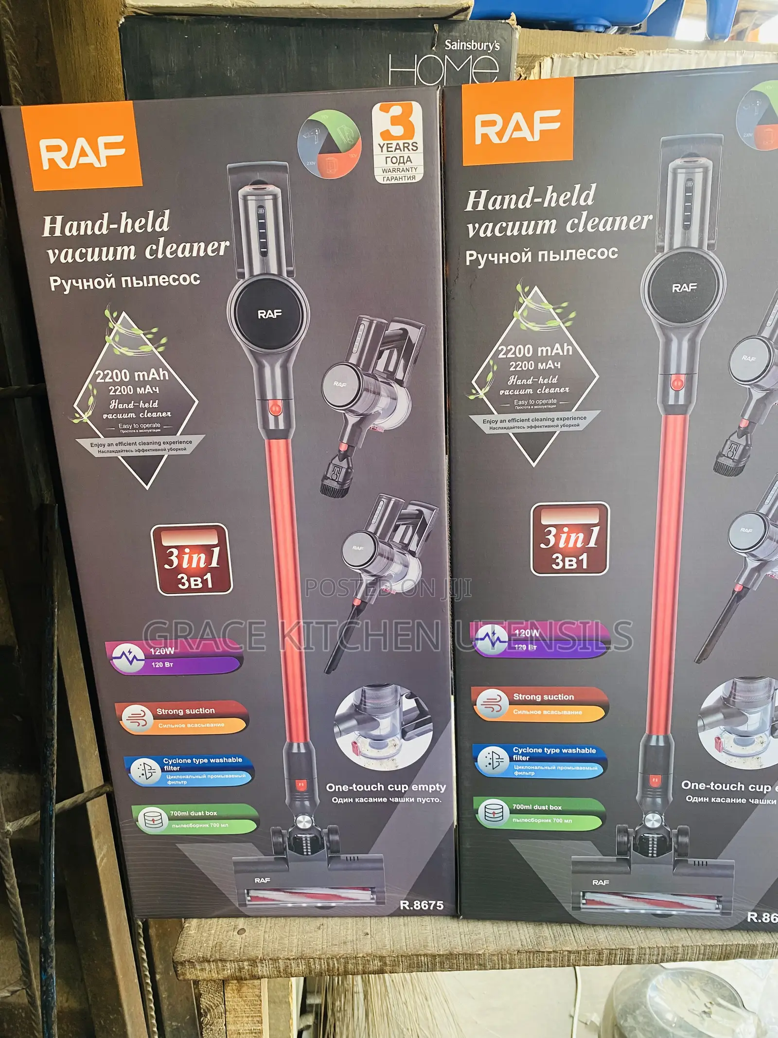 RAF Rechargeable Vacuum