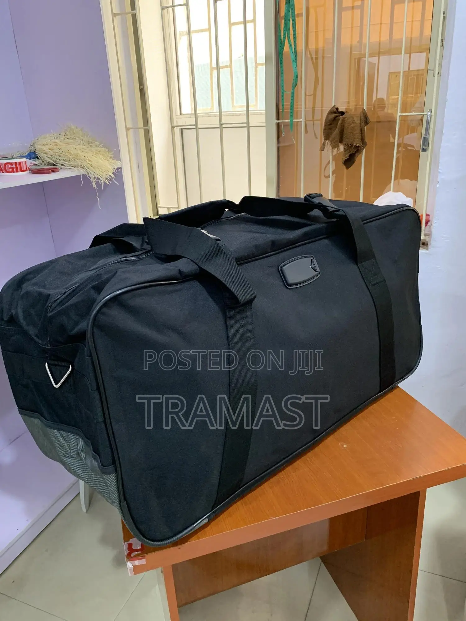 Black Large Duffle Bag