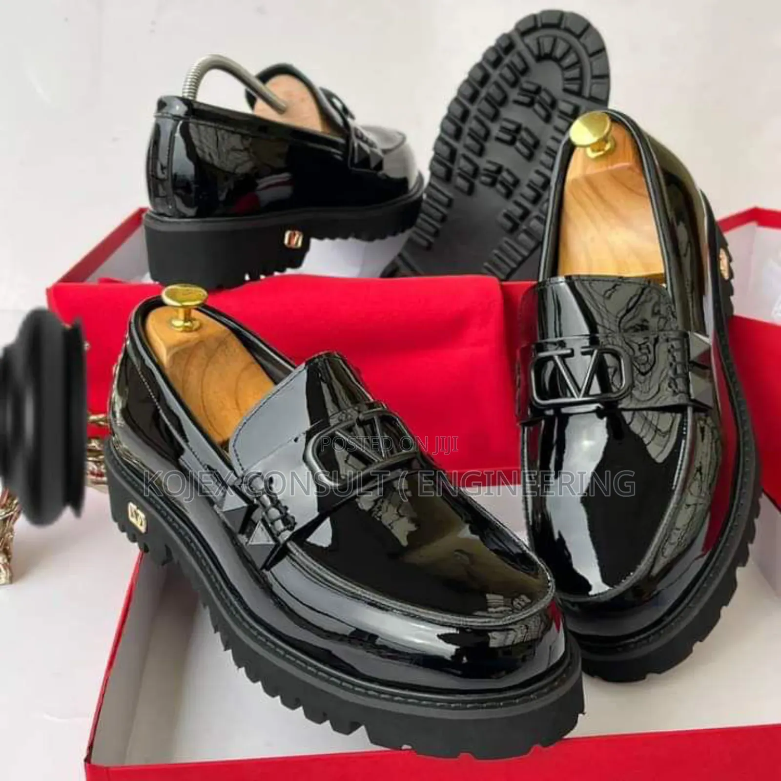 Men Valentino Leather Shoe