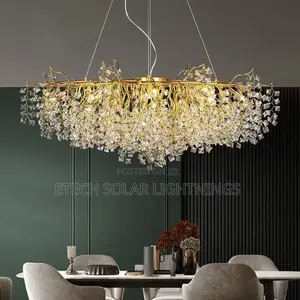 American Large Crystal Chandelier Light