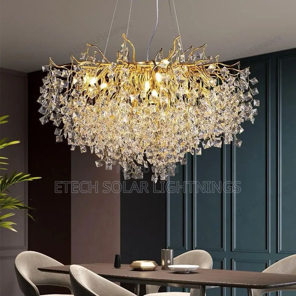 Good Crystal Chandelier Indoor Dining Room Living Room Light