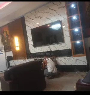 Spectacular Tv Console, 12ft to the Ceiling