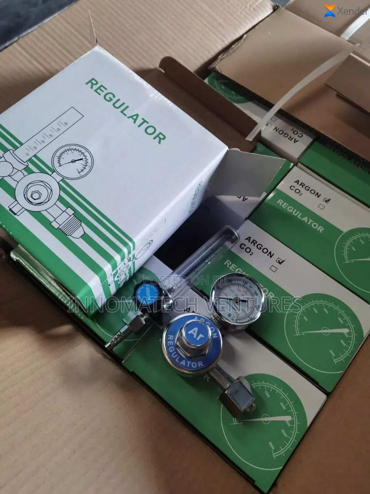 Heated Co2 Flow Meter Regulator 36 Volts