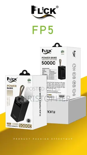 50000mah Large Capacity With Lanyard Power Bank