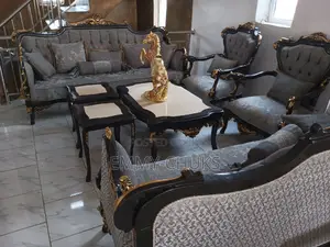 Egypt Classic Sofa's Chair and Center Table