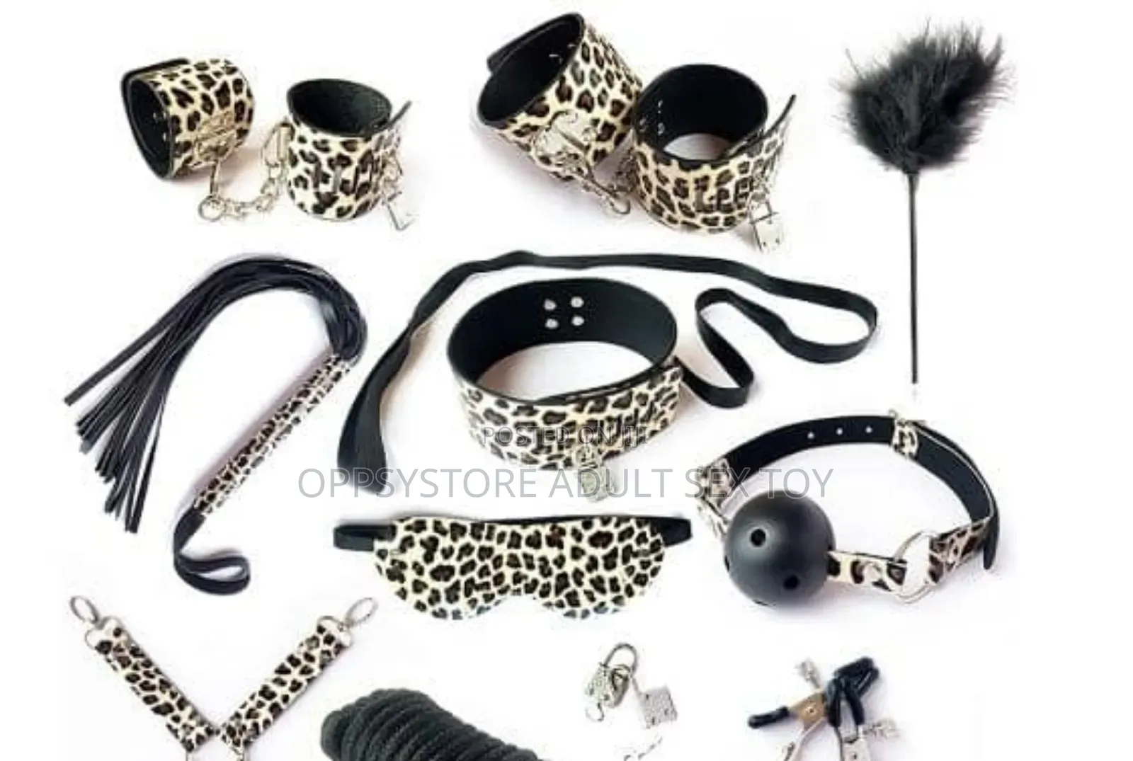 Leopard Print BDSM Kit