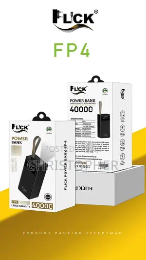 Flick Large Capacity Configuration With Capacity of 40000mah