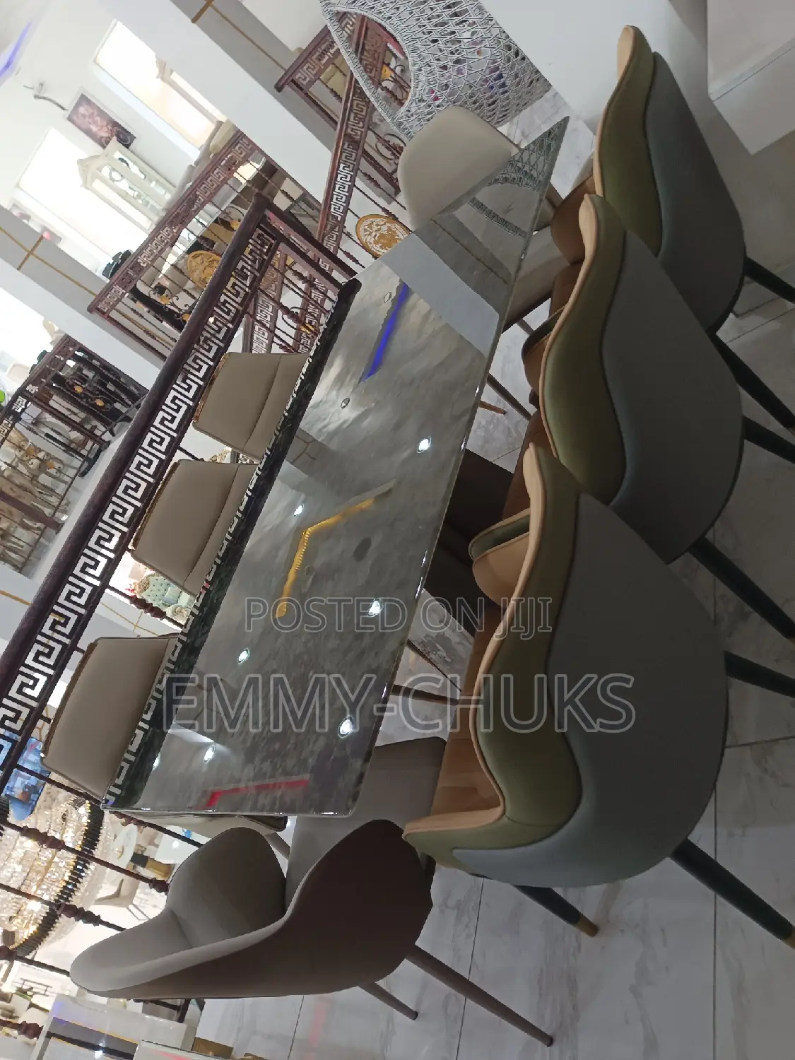 Executive 8 Seater Marble Dinner Table