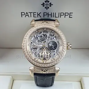 Luxury Patek Philippe Leather Wristwatch