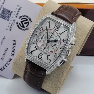 Luxury Franck Muller Leather Wristwatch