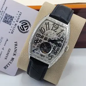 Luxury Franck Muller Leather Wristwatch