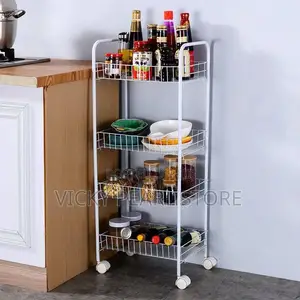 4 Layers Trolley Rack