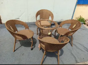 Outdoor Rattan Chairs and Table