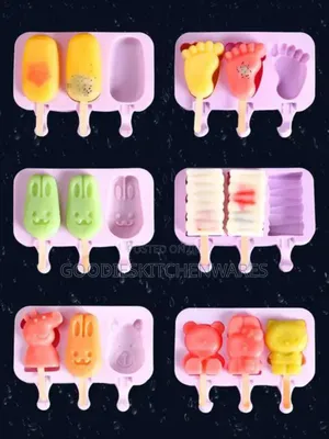 Silicone Popsicle Mold With Sticks
