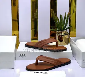 BALENCIAGA Leather Slipers