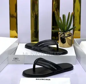 BALENCIAGA Leather Slipers