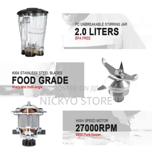 Soundproof Commercial Silent 8000watts Blender