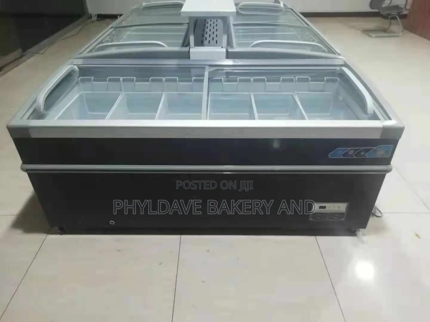High Efficiency Island Supermarket Display Freezer
