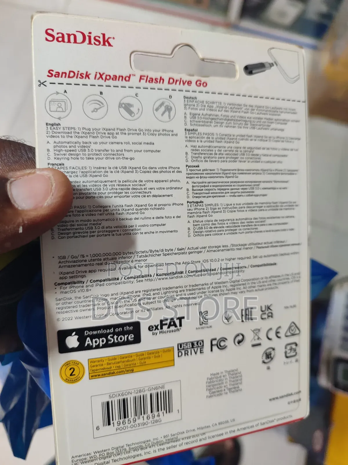 Sandisk Ixpand Flash Drive Go 128gb