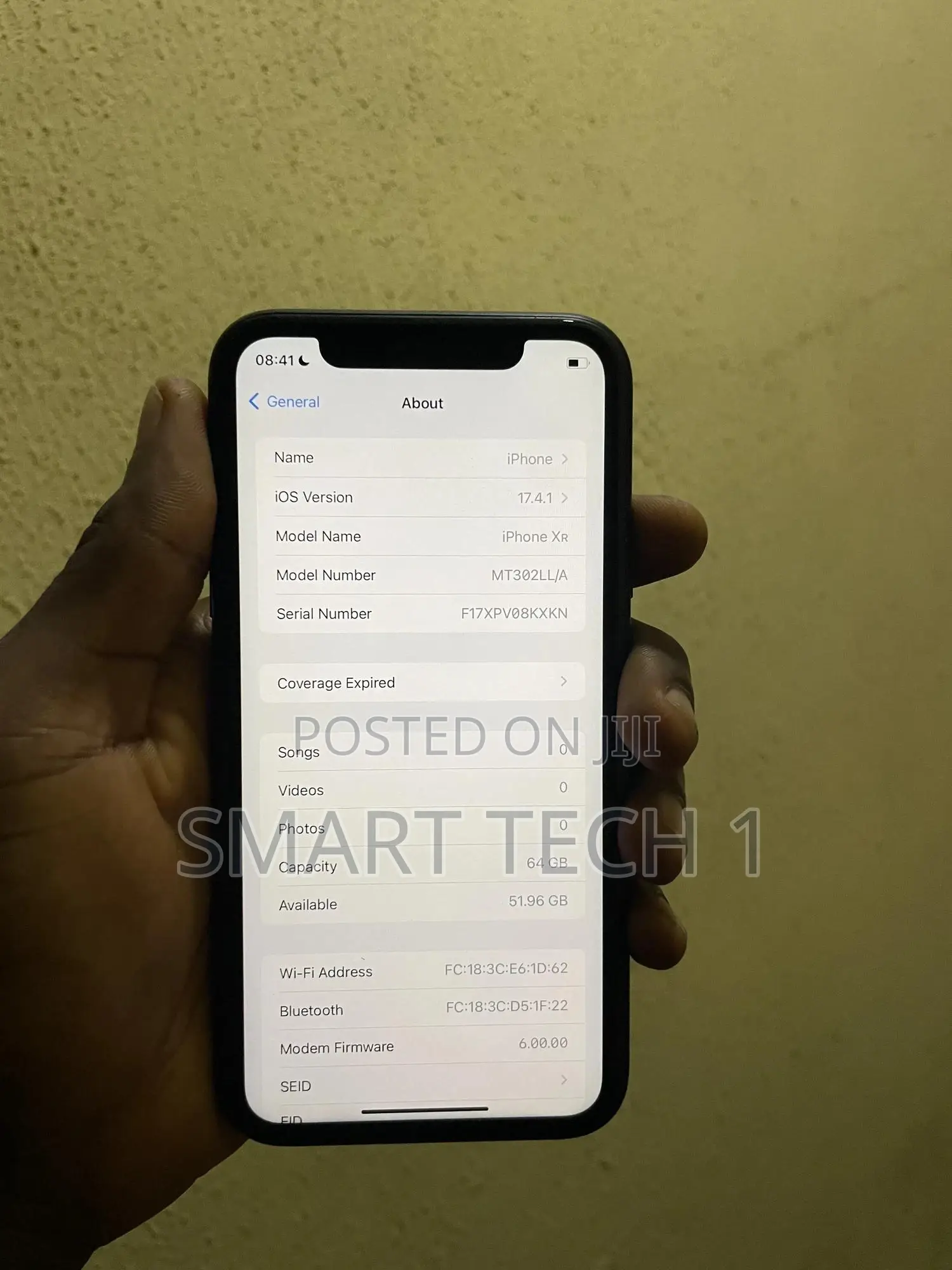 Apple iPhone XR 64 GB Black
