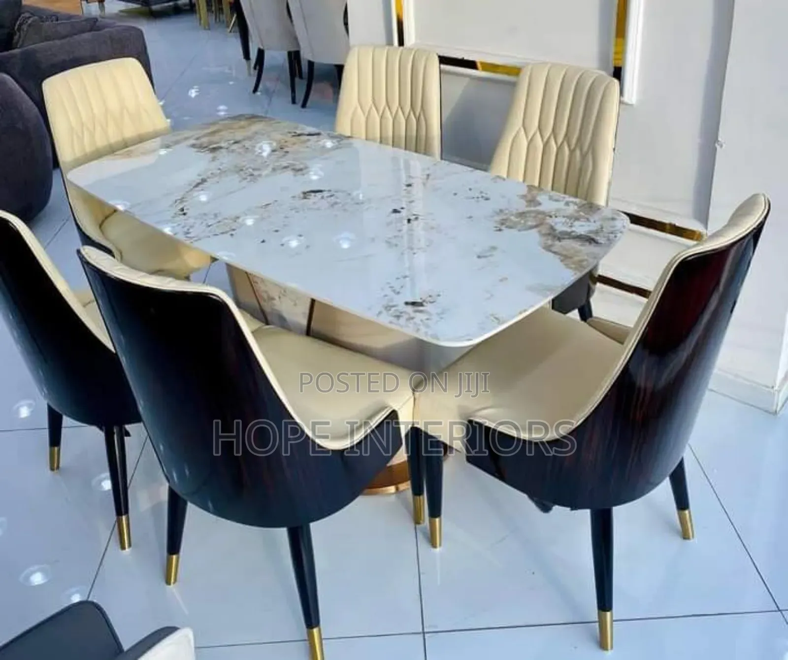 This Marble Dining by Six