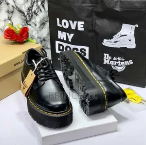 Luxury Leather Dr Martens Shoe