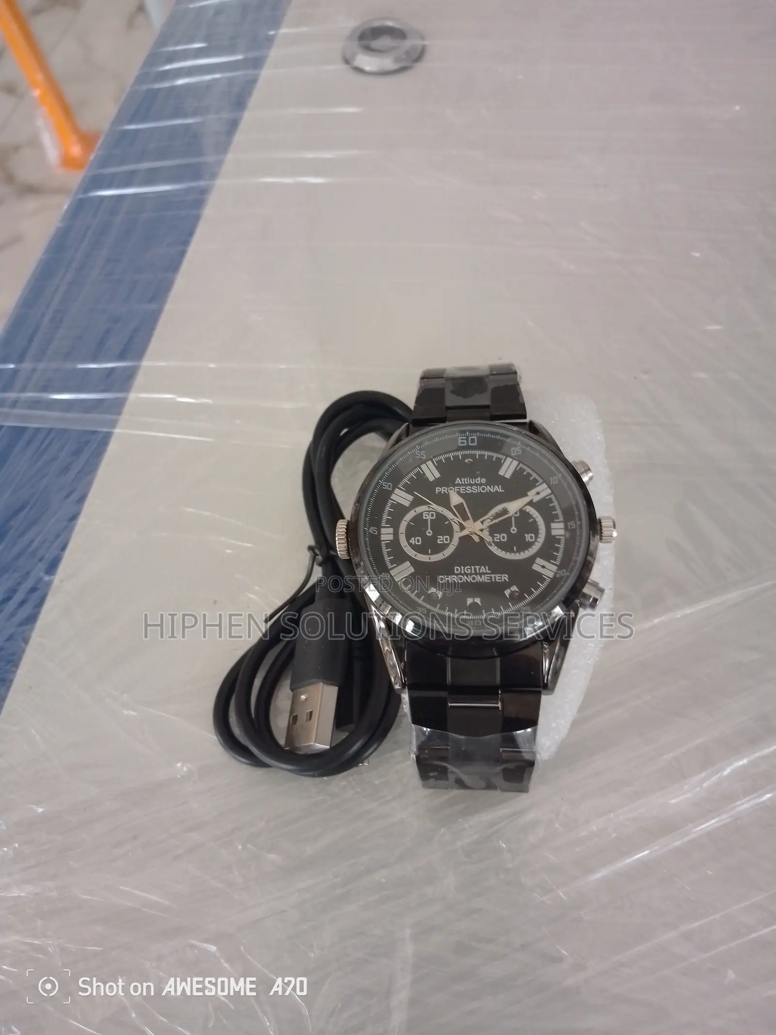 Spy Security Camera With Wrist Smart Watch