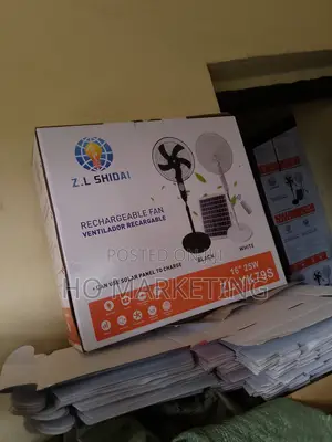 High Quality Z.L Shidai 16" Rechargable Standing Fan