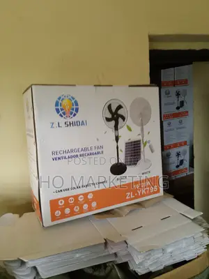 Top Brand Z.L Shidai 16" Rechargable Standing Fan