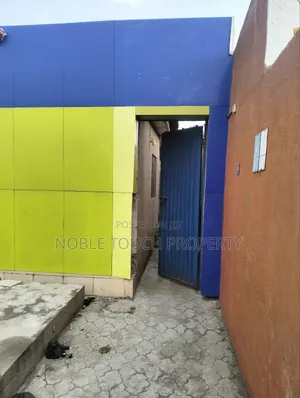 Commercial Structure Along the Major Road at Igando
