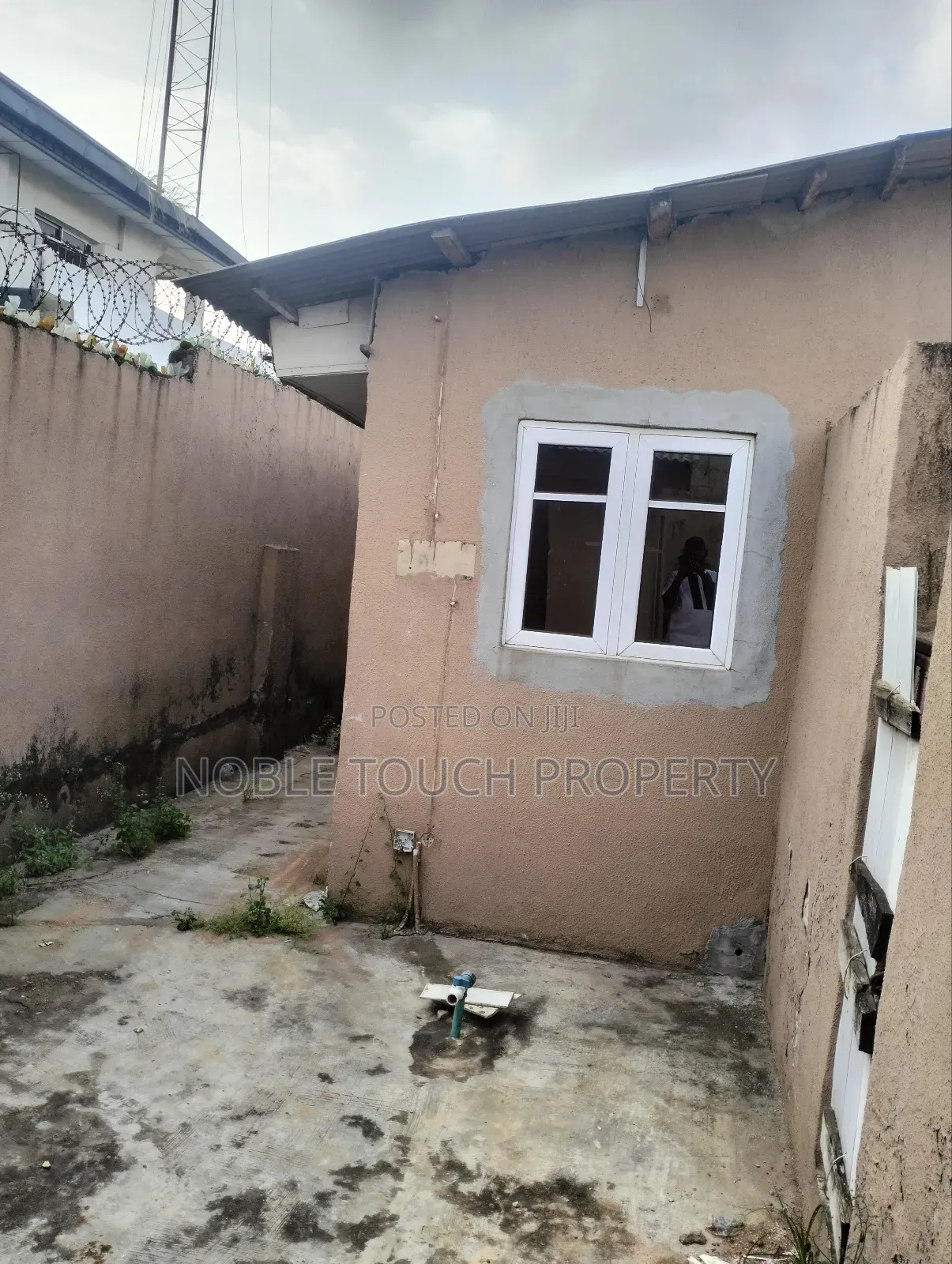 Commercial Structure Along the Major Road at Igando