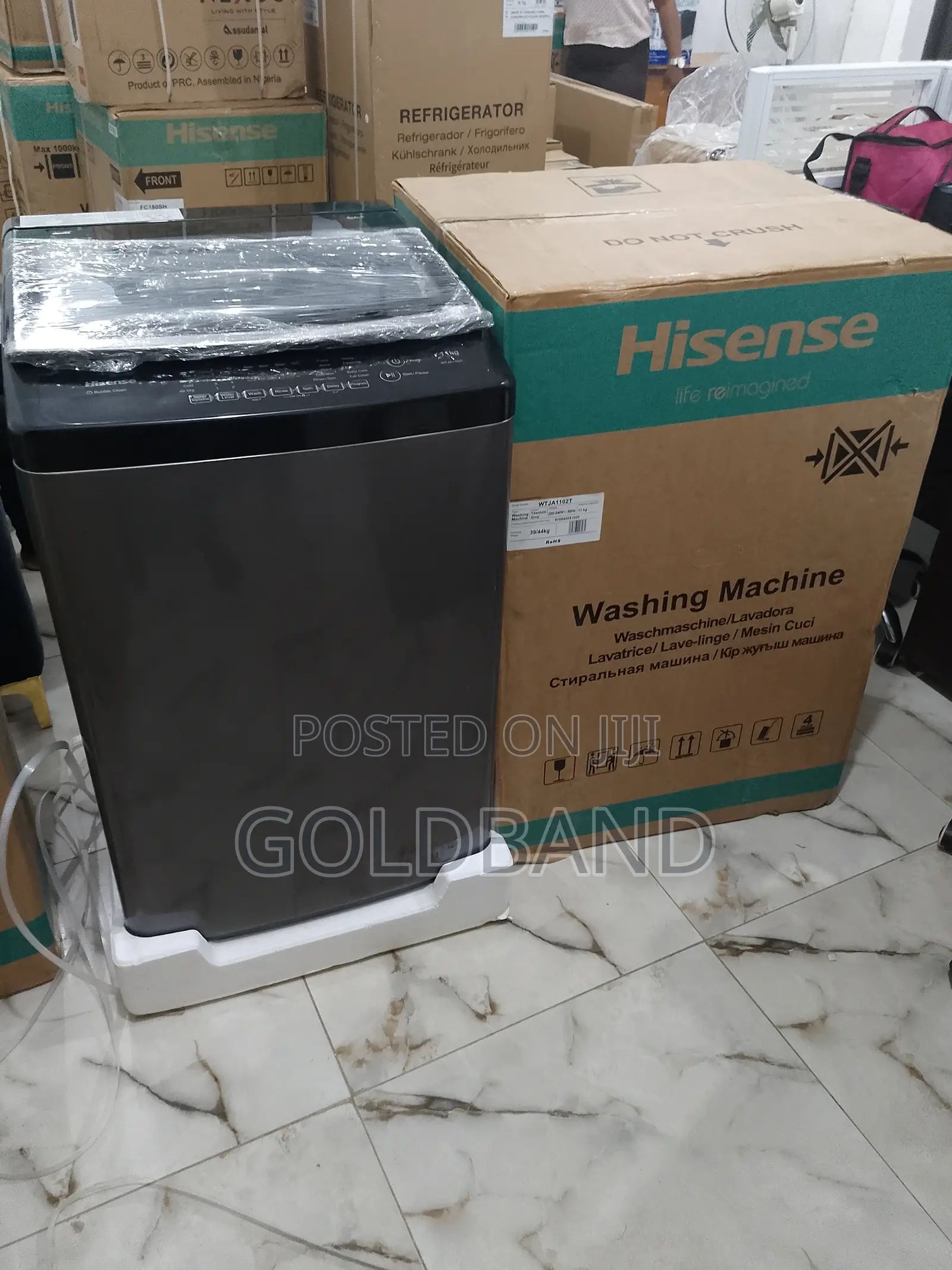 Best Responsive Hisense Washing Machine "Wtja1102t"