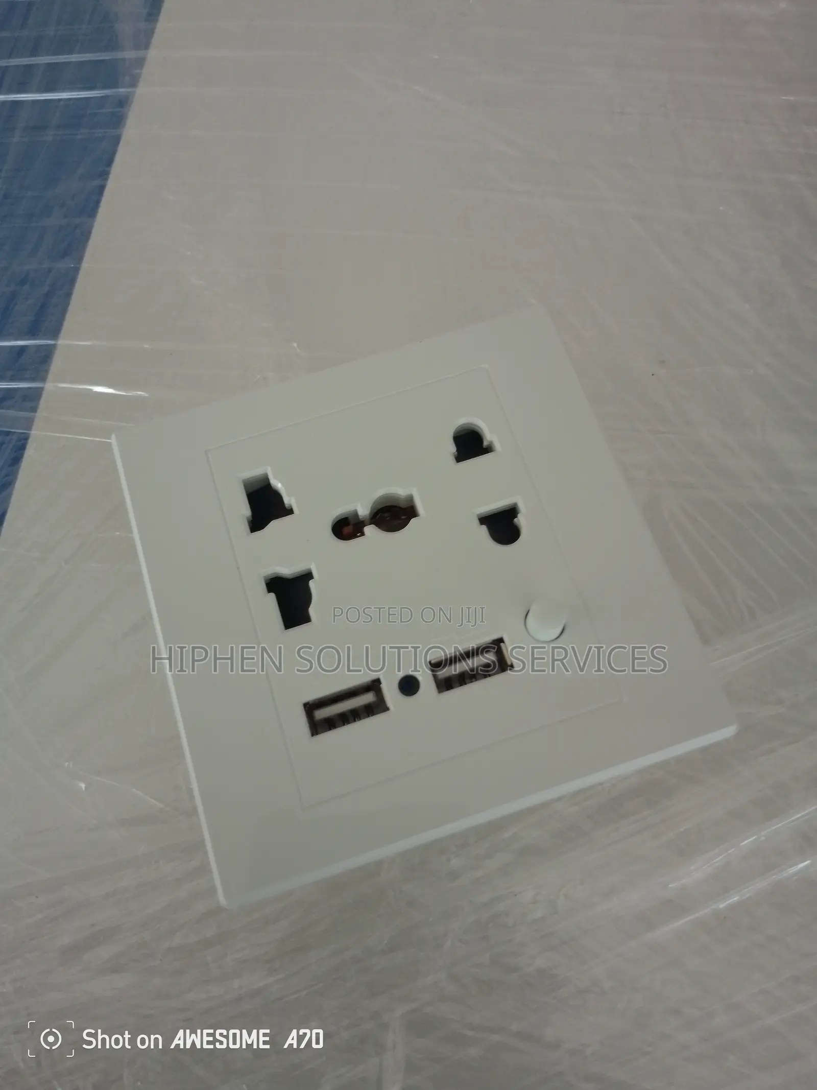 Socket Wall Hidden System Security Camera