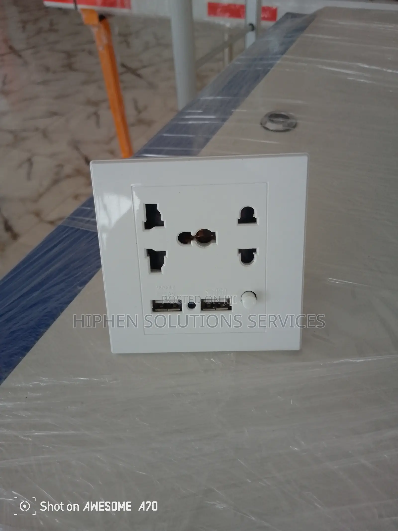 Wi-Fi Wall Socket Spy Camera