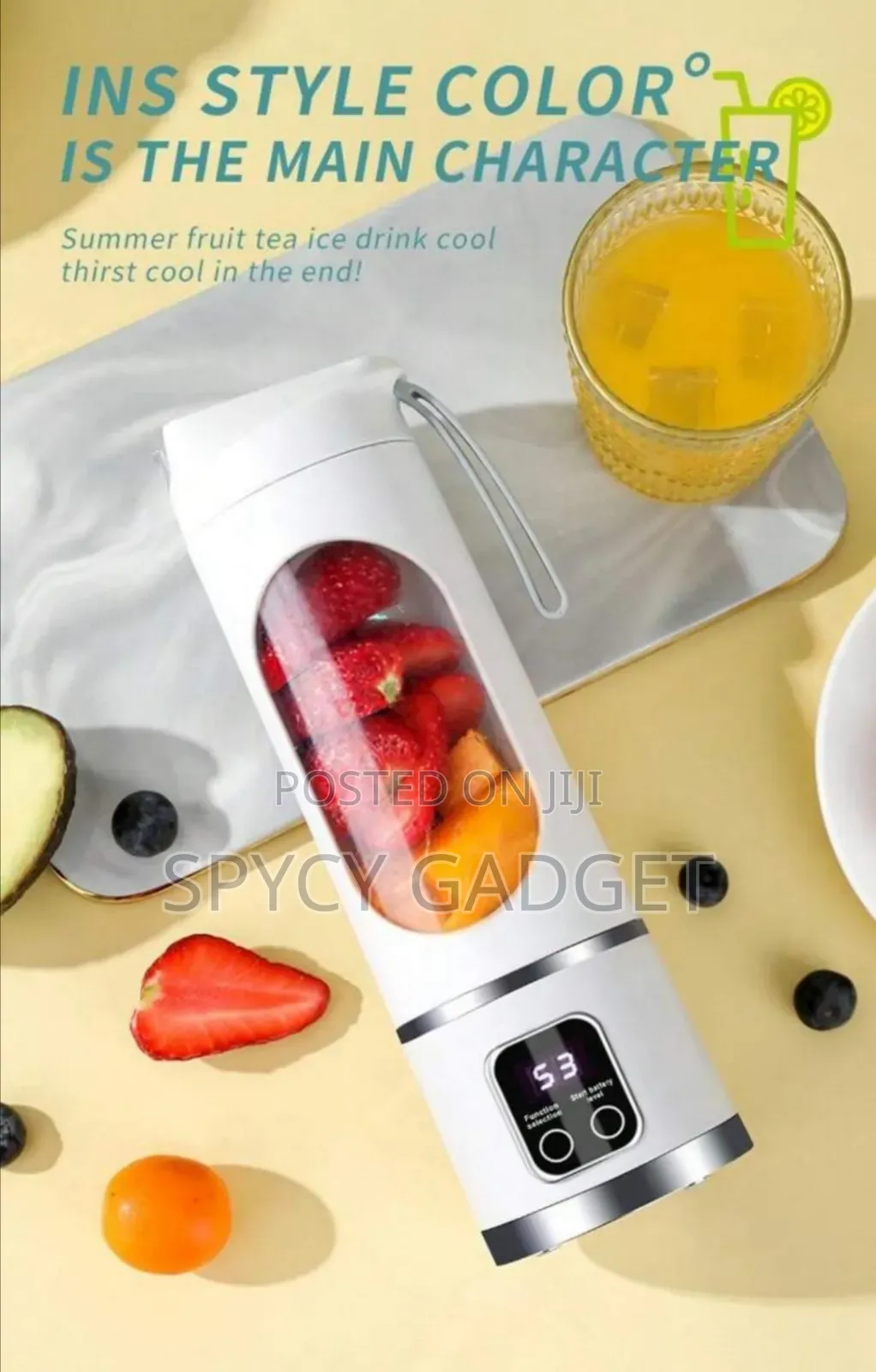 Rechargeable Portable Juicer Blender 450ml
