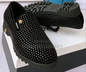 Original Versace Men Leather Sneakers
