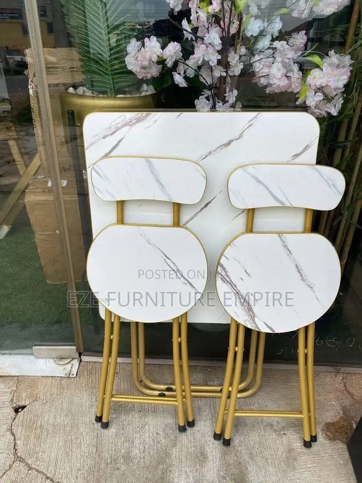 Foldable Beautiful Room Study Table and Chair