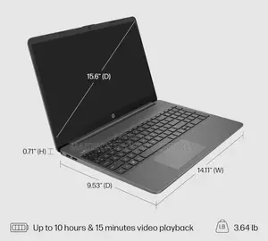 New Laptop HP 15 8GB Intel Core I3 SSD 256GB