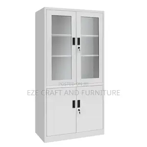 Bluestone Half Glass Bookshelf