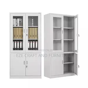 Bluestone Half Glass Bookshelf