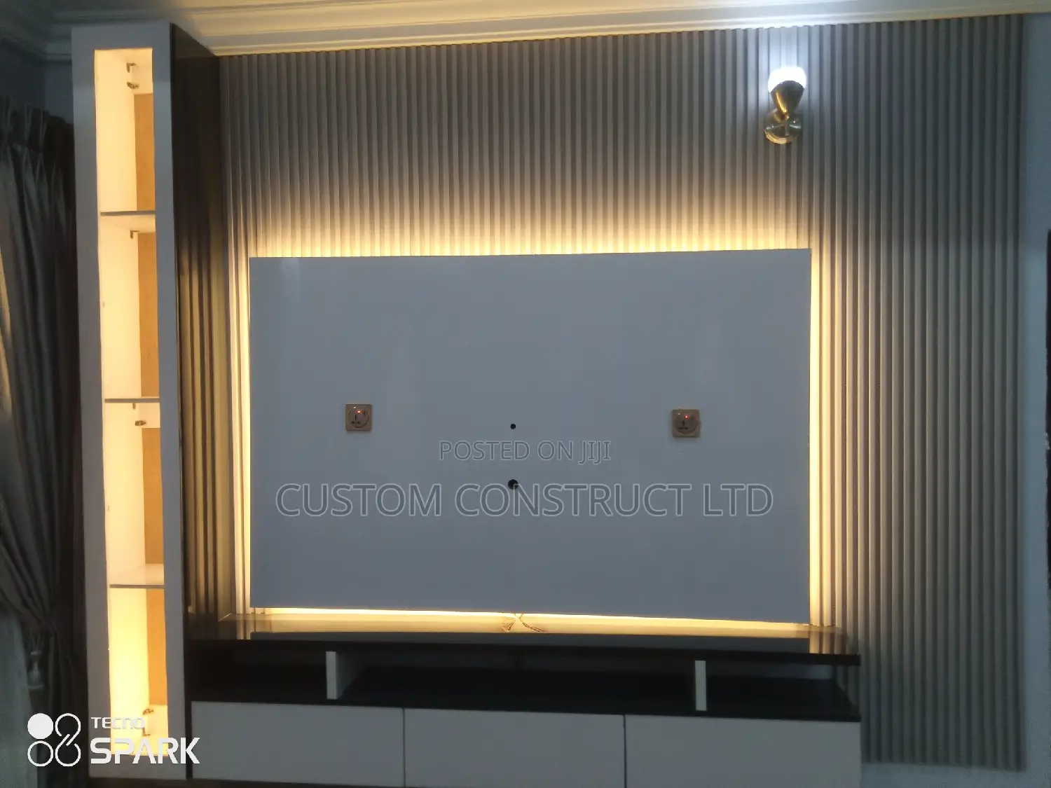 Tv Console With Lightening