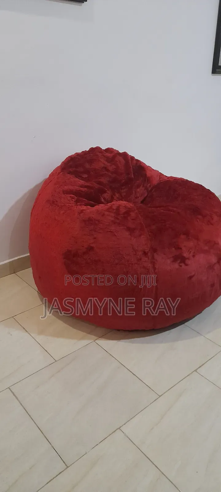 Wine 4ft Bean Bag Sofa