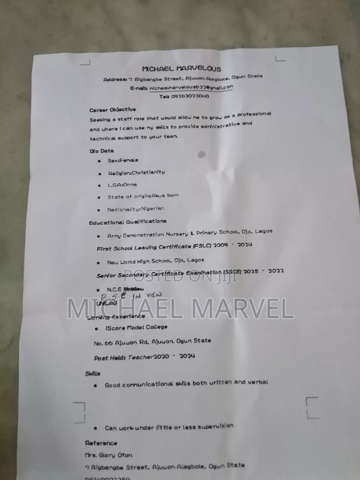 Housekeeping Job