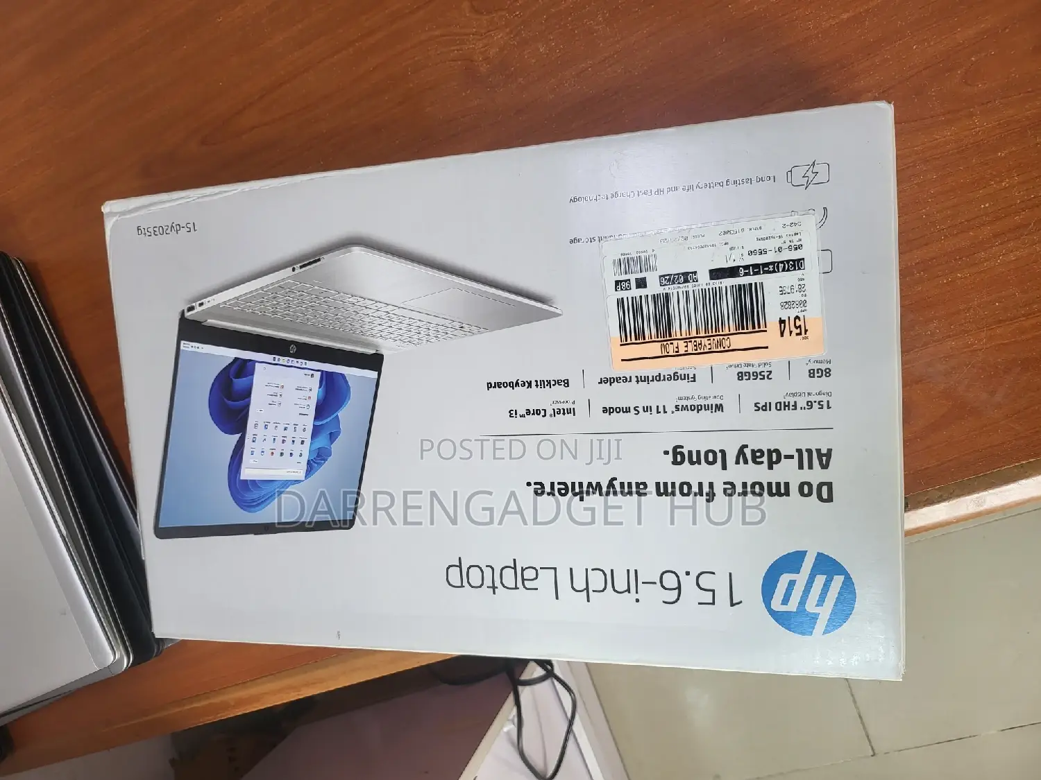 New Laptop HP 15 8GB Intel Core I3 SSD 256GB
