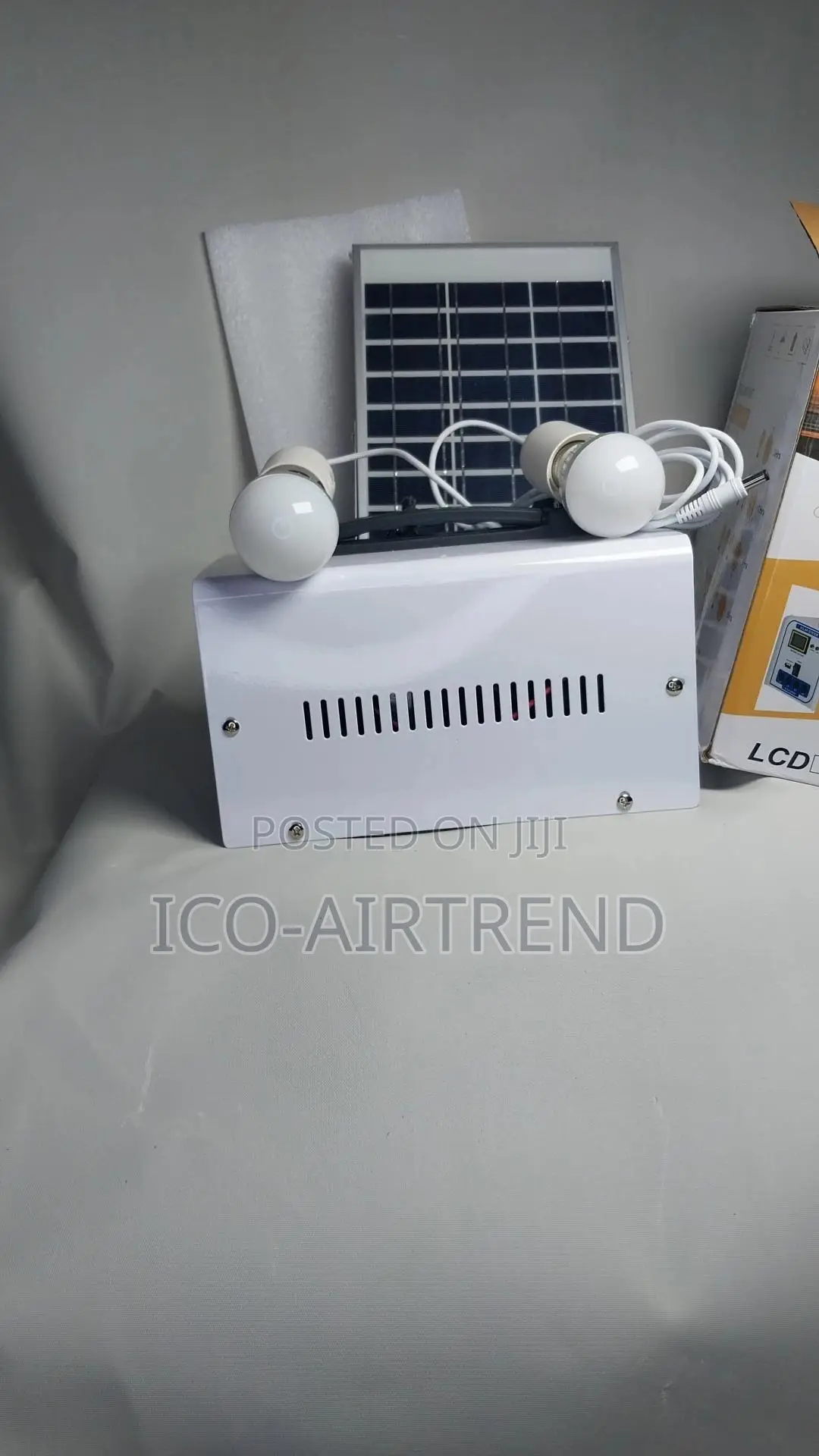 30W Solar Panel Light Kit Lead Batery