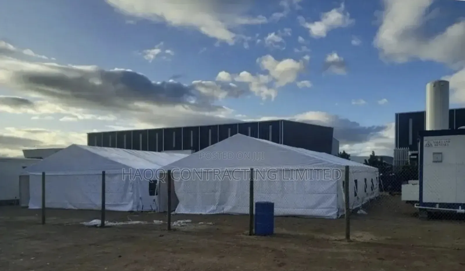 Warehouse Tent Construction