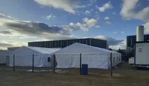 Warehouse Tent Construction