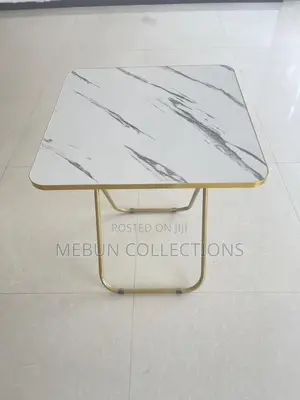 White Marble Foldable Table and Chairs