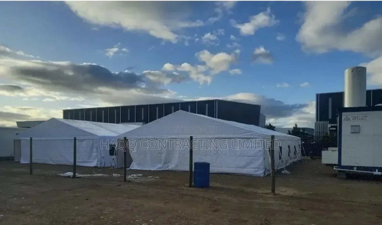 Warehouse Marquee Construction