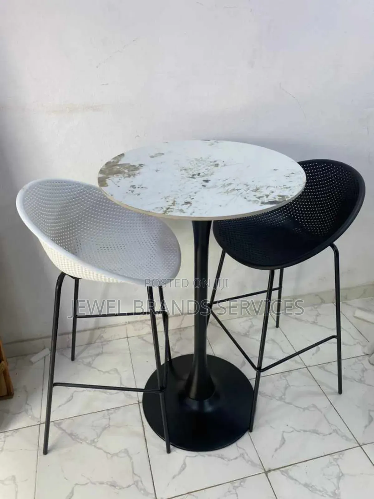 Marble Top Bar Stool